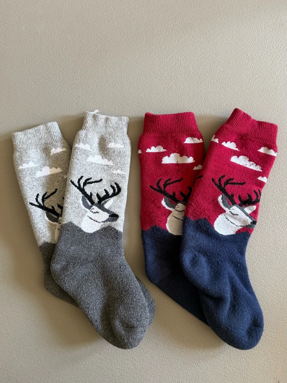 WinterSocks Kids Warm Thermal Snow Socks Skiing Snowboarding | Sz XS/3-5 yrs
